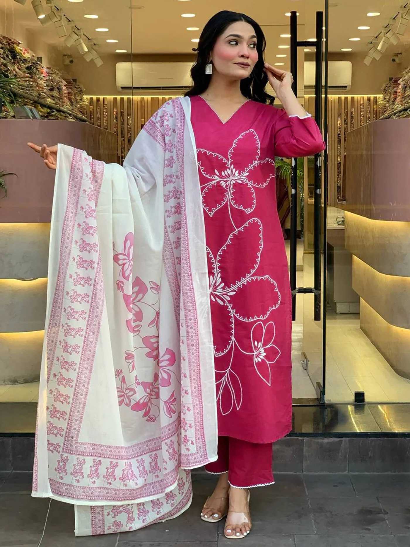 Silk Embroidered Suits Salwar Suit